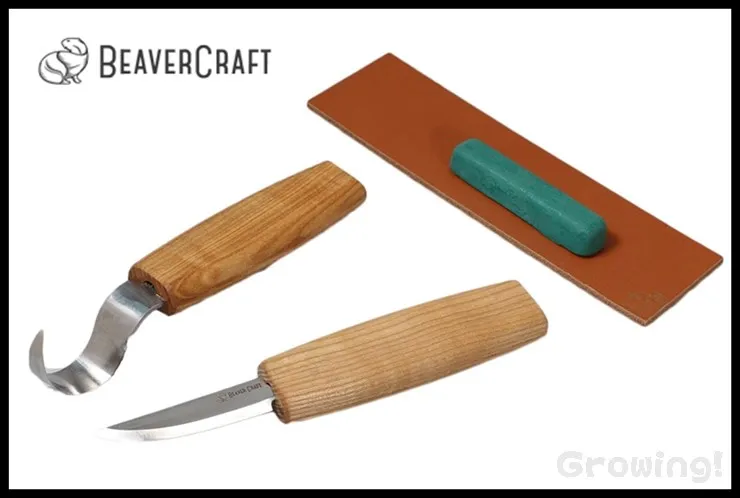 輝い ビーバークラフト ウッドカービングナイフ Ｃ１２ BeaverCraft