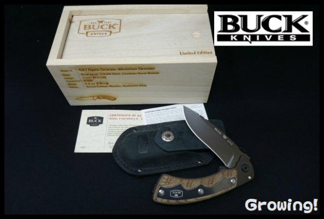 Buck Limited Edition Whitetail Skinner