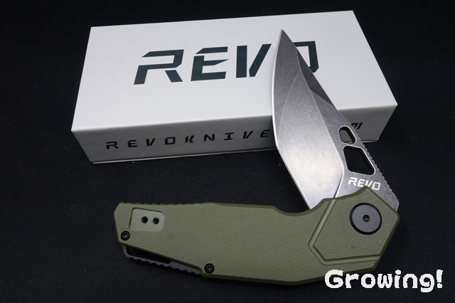 REVO Berserk Framelock G10 Green