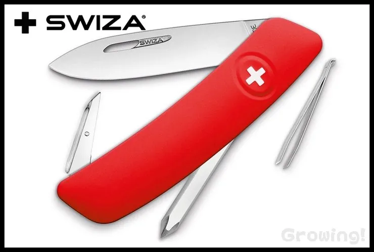 Swiza D02 Swiss Pocket Knife Red